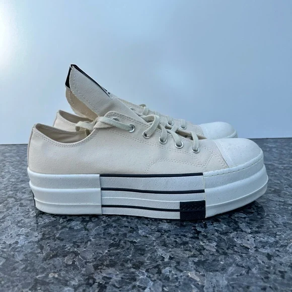 Converse Rick Owens x DRKSHDW DBL DRKSTAR Chuck 70 Low 'Natural Ivory' Men 11.5